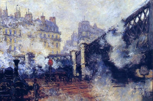 Claude Monet, Le Pont de l’Europe-Gare-Lazare, 1877, Wikimedia Commons