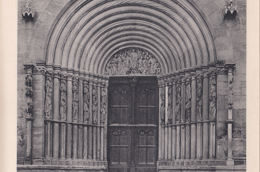 Fürstenportal des Bamberger Doms, um 1235 (Foto: Günther Beyer, ©Constantin Beyer, Weimar) 
